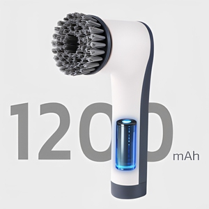 Kit de brosse de nettoyage électrique sans fil, étanche et rechargeable à haute efficacité, 3 têtes rotatives pour le nettoyage des chaussures - Product Image 2