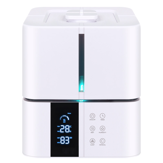 NEW 5L Hospital Humidifier Ultrasonic Top Fill 300ml/h Small Square Portable Commerical Air Humidifier