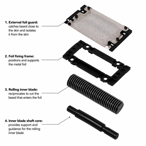 Cabezal <span class=keywords><strong>de</strong></span> Repuesto Lavable para <span class=keywords><strong>Afeitadora</strong></span> Eléctrica USB con Cuchilla Única, Resistente al Agua, para <span class=keywords><strong>Barba</strong></span> y Cuerpo, Compatible con <span class=keywords><strong>Braun</strong></span> 5S - Product Image 4