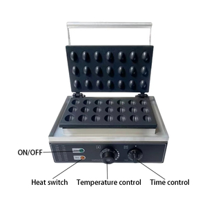 Máy ép bánh trứng thương mại XEOLEO 1550W, máy làm bánh tart điện, máy làm bánh quế 50-300 độ, chảo chống dính - Product Image 4