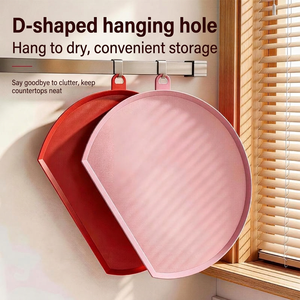Tabla de Cortar de TPU de Doble Cara con Orificios de Drenaje, Tapete Flexible para Picar, Productos para el Hogar y la Cocina para Preparar Carne, Verduras y Frutas - Product Image 2