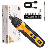 Perceuse électrique sans fil multifonctionnelle portable 3,7 V, batterie au lithium rechargeable, tournevis électrique