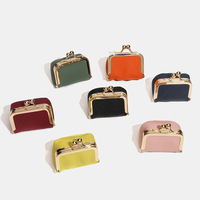 Nouvelle pochette de rangement pour bijoux en cuir véritable, légère, portable, avec fermeture à bouton, compacte, pour bagues, colliers, boucles d'oreilles et porte-monnaie