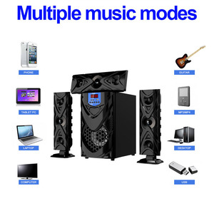 D-04 Sistema di Altoparlanti <span class=keywords><strong>Bluetooth</strong></span> 3.1 Multimediale con Potente Subwoofer, Sistema Audio Surround <span class=keywords><strong>HiFi</strong></span> per Casa e Feste - Product Image 5