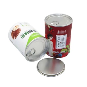 ผง<span class=keywords><strong>มะพร้าว</strong></span> Cacao ผงรากบัวอุปกรณ์บรรจุภัณฑ์อาหารหลอดกระดาษประทับตราสามารถกล่องสำหรับใส่ชาที่ออกแบบอย่างสวยงาม - Product Image 1