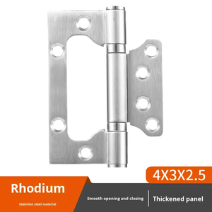 Stainless Steel Silent Bearing <b>Hinges</b> for Bedroom Wooden <b>Doors</b> Thickened No-Slot Installation Soft Closing <b>Window</b> Living Room - Product Image 6