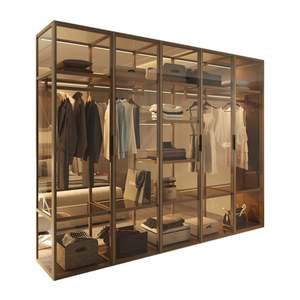 Custom Modern Luxury Makeup Vanity with Lighted Mirror and Integrated Storage Cabinet <b>Dressing</b> <b>Table</b> for Bathroom Solid Wood - Product Image 4