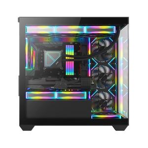 Nuovo arrivo all'ingrosso custodia per Pc <span class=keywords><strong>Super</strong></span> compatibile custodia da gioco custodie e torri in vetro temperato Micro ATX custodia per Computer per PC - Product Image 6