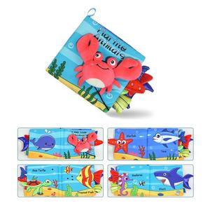 Livre en tissu pour bébé sur le thème des queues d'animaux: jouet durable et indestructible pour l'apprentissage précoce et le développement cognitif idéal pour <span class=keywords><strong>les</strong></span> nourrissons - Product Image 4