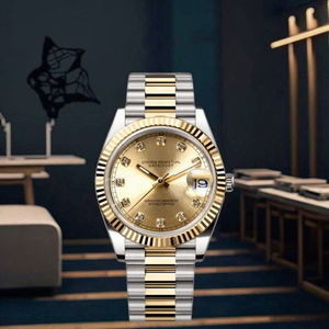 Reloj con Movimiento Mecánico NH35, Cristal de Zafiro, Correa de Acero Inoxidable, Esfera con Indicadores Luminosos, Resistente al Agua 3 bar - Product Image 6