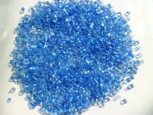 High Quality Colorful Irregular Glass Beads 1-3mm 2-4mm For Swimming Pool Aquarium And Building