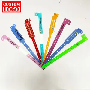 Водонепроницаемые одноразовые бумажные браслеты для вечеринок, пластиковые браслеты для билетов