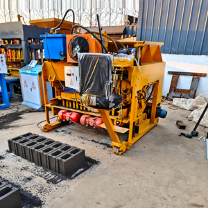 Tự động làm bê tông khối rỗng Máy xi măng di động lát gạch máy đúc - Product Image 3