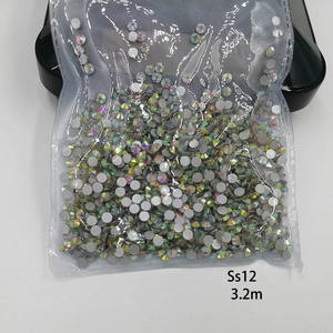 Diamantes <span class=keywords><strong>de</strong></span> imitación <span class=keywords><strong>de</strong></span> cristal sin fijación en caliente <span class=keywords><strong>de</strong></span> colores completos, piedras <span class=keywords><strong>MC</strong></span>, cristal ostentoso, diamantes <span class=keywords><strong>de</strong></span> imitación con parte posterior plana, gemas redondas <span class=keywords><strong>de</strong></span> diamantes - Product Image 4