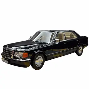 诺列夫1/18 1989 560SEL W126汽车模型高收集合金汽车模型所有门打开压铸模型装饰