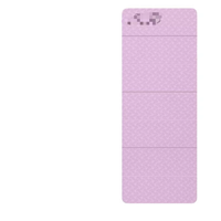 Tapis de yoga pliable pour femmes, tapis de fitness domestique, tapis d'exercice antidérapant, absorbant les chocs, silencieux, large et épais, pour l'aérobic, 8 mm