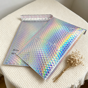 Iridescent Poly Bubble Mailer Envelope Padded Mailing Bag with Logo Design for Shipping - Product Image 5