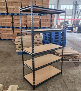 Light Duty 5-Layer Boltless Metal Industrial Shelving Powder Coated Corrosion <b>Adjustable</b> Design for Home - Product Image 4