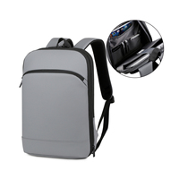 Sac à dos scolaire de luxe personnalisé avec logo, imperméable, pour étudiants et professionnels, avec port USB et compartiment pour ordinateur portable