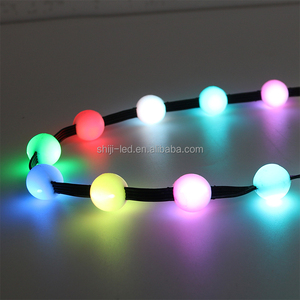 Festivo 3D LED Ball String Lights Ano Novo Árvore de Natal Decoração Fada Garland para Wedding Party Quarto Cobre <span class=keywords><strong>PC</strong></span> Garden - Product Image 1