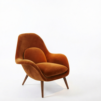 Fauteuil convertible capitonné en tissu de lin pour chambre, salon, salle à manger – Confort traditionnel pour la maison et l'appartement