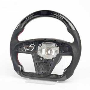 Volante Deportivo de Fibra de Carbono Real con LED de Velocidad y RPM para <span class=keywords><strong>Tesla</strong></span> <span class=keywords><strong>Model</strong></span> <span class=keywords><strong>S</strong></span> <span class=keywords><strong>X</strong></span> <span class=keywords><strong>2021</strong></span> <span class=keywords><strong>2022</strong></span> Plaid 3 Runner - Product Image 2