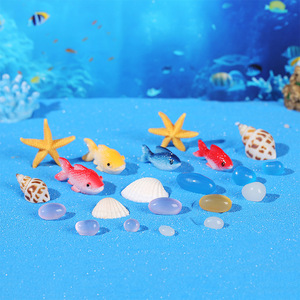 Adornos de Resina de Vida Marina, Estrellas de Mar, Peces, Conchas, Decoraciones para Acuarios, Manualidades de Decoración para el Hogar - Product Image 3