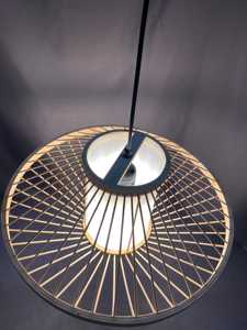 Hand Woven Bamboo Rattan Pendant Light Adjustable Boho Chandelier Dining Room <b>Ceiling</b> Lamp Home <b>Decor</b> - Product Image 4