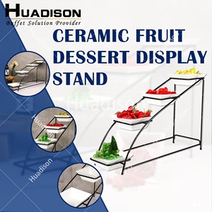 Equipo de Catering Huadison, Equipo de Cafetería Buffet, Servidor de Buffet de Cerámica, Exhibidor de Frutas para Bodas y Hoteles - Product Image 5