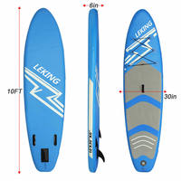 Offre Spéciale Sup Board Planche à pagaie gonflable Planche de surf gonflable Sup Planche de surf Surf Fin Planche de surf avec poignées Paddle gonflable