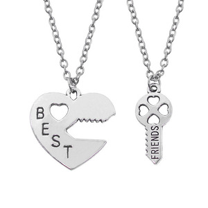 Trendy <strong>Best</strong> <strong>Friends</strong> Pendant <strong>Necklace</strong> Rainbow Broken Heart <strong>Necklace</strong> <strong>for</strong> Women Chain Bff Friendship Jewelry - Product Image 2