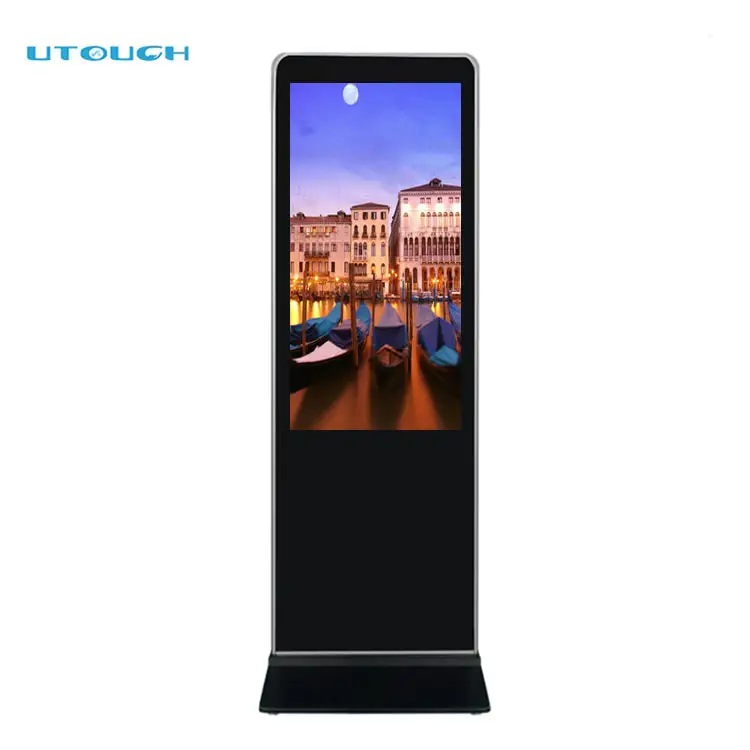 55 Inch Full HD floor stand digital signage media player advertising equipment