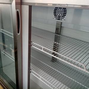 Nevera de barra de doble puerta debajo del mostrador, botella de cerveza, nevera, puerta de cristal, Enfriador de barra trasera de acero inoxidable - Product Image 3