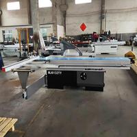 Scie à table horizontale de précision à glissière, machine à bois 45/90 degrés, 5,5 kW, 380 V, haute sécurité, fonctionnement facile, moteur puissant, lame haute performance