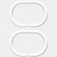 J-Hooks en plastique transparent noir blanc de chaussette pour le cintre d'affichage au détail de chaussettes
