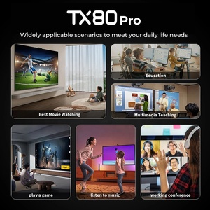 TX80 Pro TVBOX Allwinner H313 1GB 8GB 2.4G + 5G Dual Wifi 4K HD Video hiển thị phương tiện truyền thông Máy nghe nhạc Android 15.0 Set Top TV Box TX80 Pro - Product Image 4