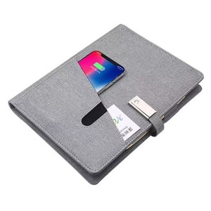 8000mAh da sang trọng máy tính xách tay xách tay không dây 10 Wát USB Drive năng lượng mặt trời sạc điện thoại Micro USB đầu vào ngân hàng điện với hộp quà tặng - Product Image 3