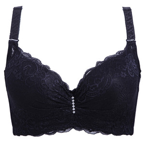 Soutien-gorge sexy à armatures pour femmes, bonnets C D E, grande taille, style dentelle fine, réglable, avec effet push-up, pour usage quotidien et décontracté - Product Image 4
