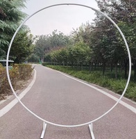 Nouveauté 2023 : Kit de support d'arche de ballons de luxe en métal doré, kit d'arche de ballons circulaire, fournisseur de décorations de fête écologiques à faible MOQ