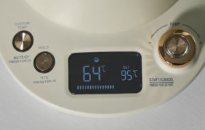 Hervidor Eléctrico de Acero Inoxidable con Cuello de Cisne de 1.0L, Cafetera con Pantalla LCD Grande, Ajuste de Temperatura y Función para Mantener Caliente - Product Image 4