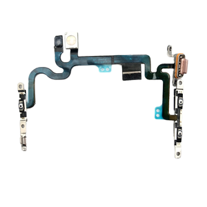 สายไฟอ่อนสำหรับ <span class=keywords><strong>iPhone</strong></span> 7 8 PLUS x XR <span class=keywords><strong>XS</strong></span> ปิดเสียงและปุ่มปิดอะไหล่กุญแจ - Product Image 1