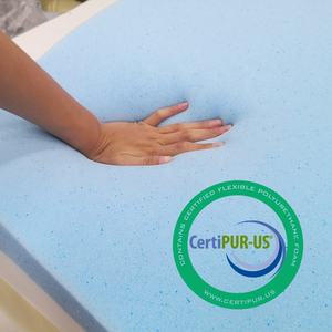 Fabrika fiyat soğutma jel hafızalı köpük şilte ikiz tek kral tam boy yatak odası ev mobilya için çıkarılabilir kapak ile - Product Image 4