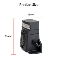 Alarme de recul universelle pour voiture et camion, avertisseur sonore ABS, klaxon de recul 105 dB, bippeur 12 V, voix personnalisable