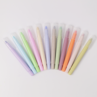Surligneurs et stylos sans saignement, lot de 14 surligneurs en gel aux couleurs assorties, marqueurs mignons, fournitures scolaires et accessoires