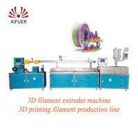 Extrudeuse d'imprimante 3D à haut rendement AFE30 pour la production de filaments ABS LDPE PET ASA PE avec moteur à vis à noyau essentiel