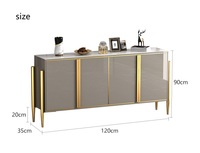 Table en marbre de Style nordique moderne, support TV de luxe, lampe pour salon, nouveau modèle