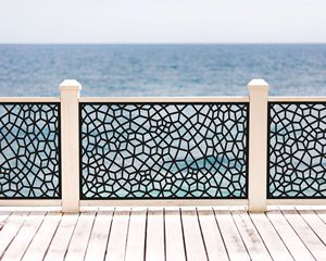 Écran de confidentialité en métal découpé au laser CNC pour balcon extérieur et intérieur, service de modélisation 3D inclus - Product Image 1