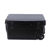 Glacière Isotherme Rotomoulée en PE 55QT Grande Capacité Moderne avec Roues, Étanche et Anti-fuite, Portable et Réutilisable pour Canettes - Vente en Gros