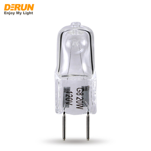 Lámpara Halógena Transparente <span class=keywords><strong>JC</strong></span> G8 de <span class=keywords><strong>20W</strong></span> 120V 230V con Cuerpo de Vidrio Esmerilado, HAL-G8 - Product Image 6