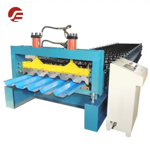 Volautomatische Kazachstan Hot Sale R Panel Rolvormmachine Pbr Panel Metalen Dakpannen Maken Machine